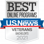 2021 US News Best Online Programs Veterans Bachelors