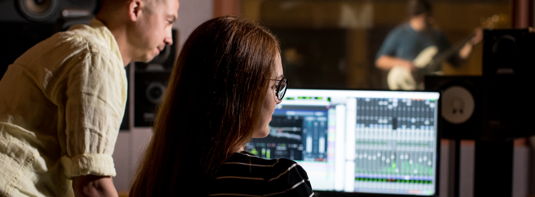 UMA students have access to the recording studio