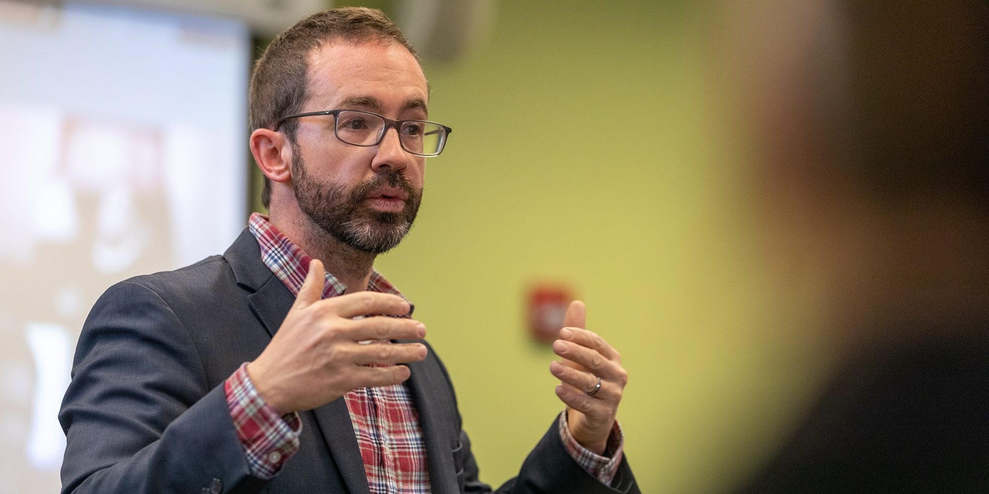 uma education professor in class