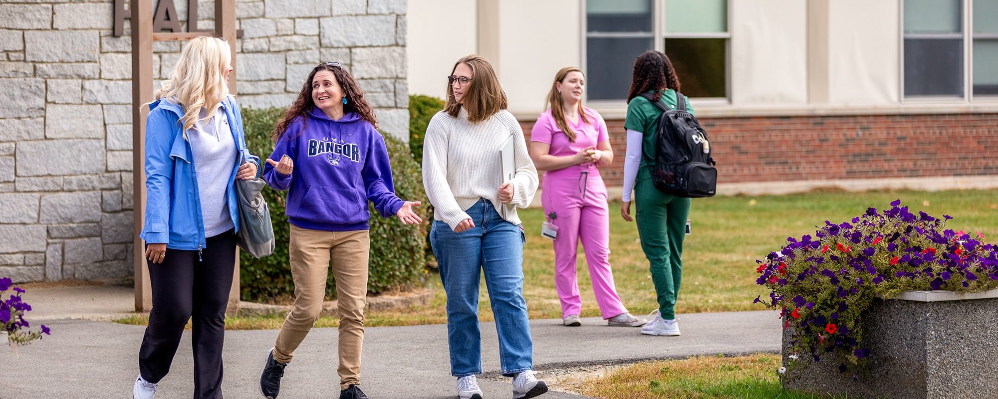 uma students on bangor campus uma students on bangor campus
