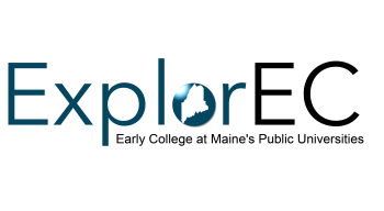 Logo of ExplorEC: Early College at Maine's Public Universities