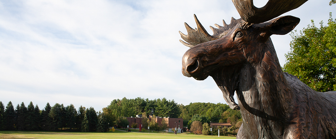 UMA Moose statue