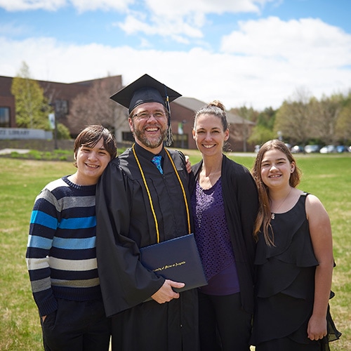 UMA Graduate and Family