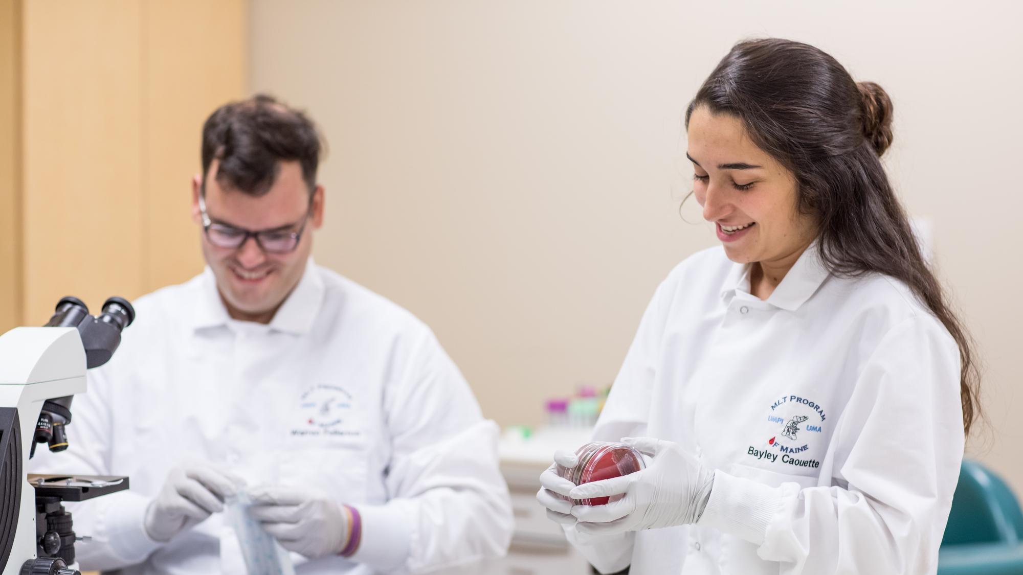 UMA MLT Students at Maine General Hospital