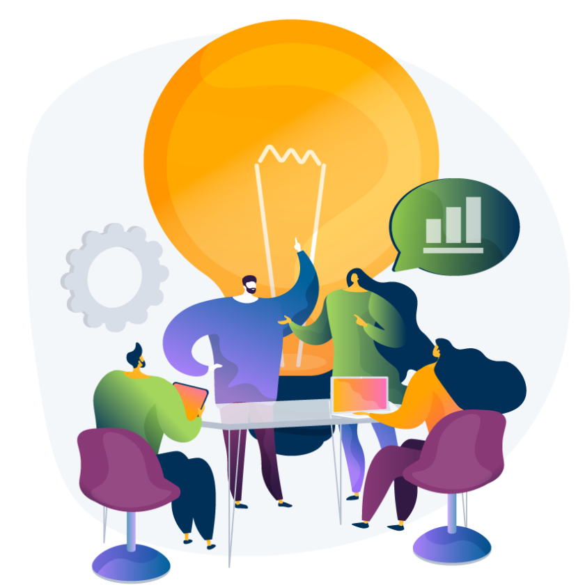 summit discussion illustration adobestock uma branded colors