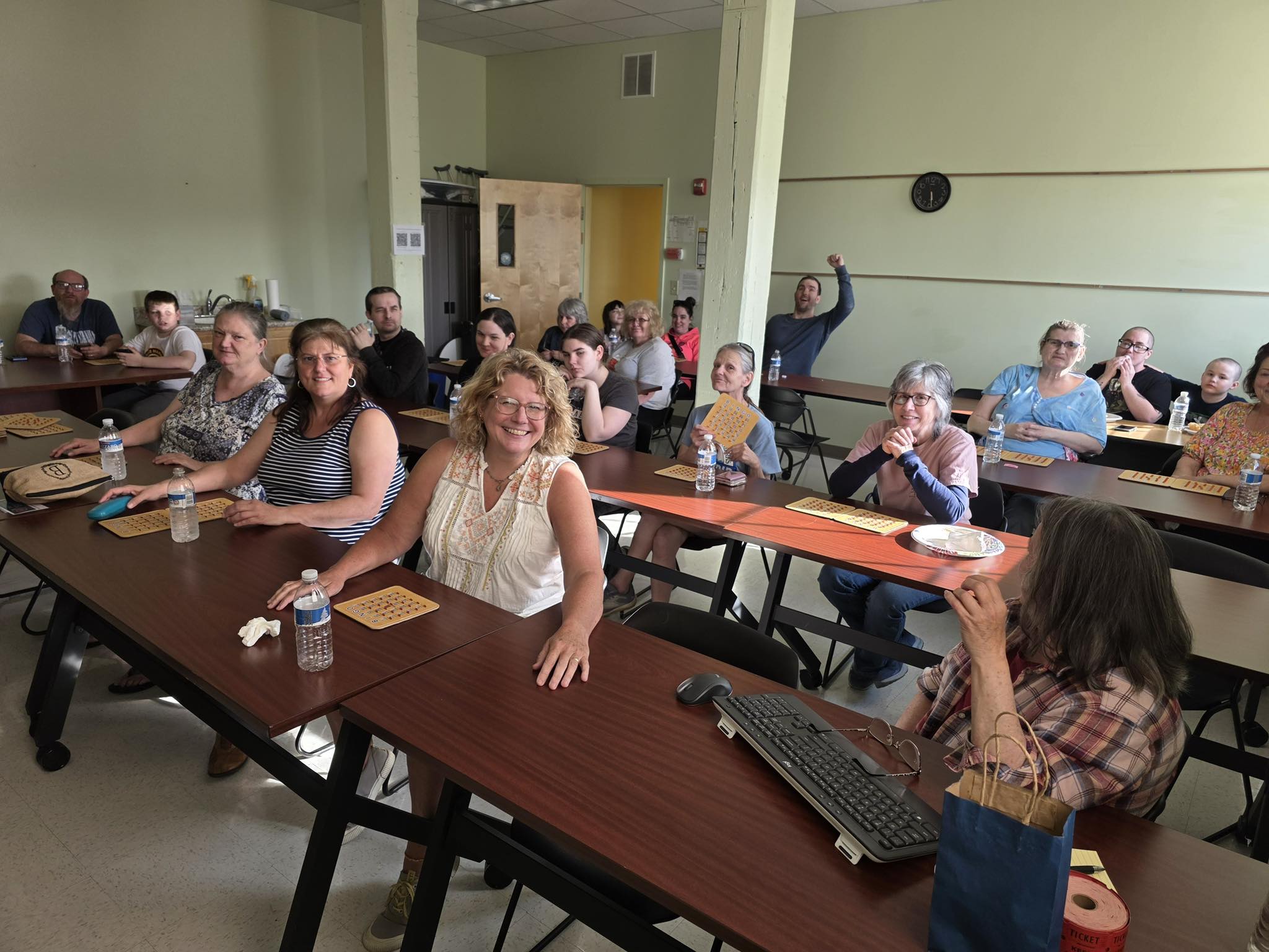 picture of students playing bingo