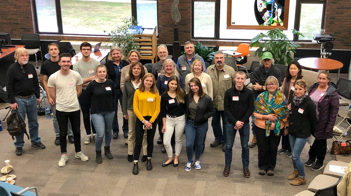 A group shot of international students and the UMA community at the International Student Lunch