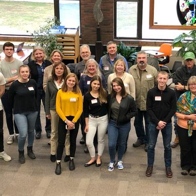 A group shot of international students and the UMA community at the International Student Lunch