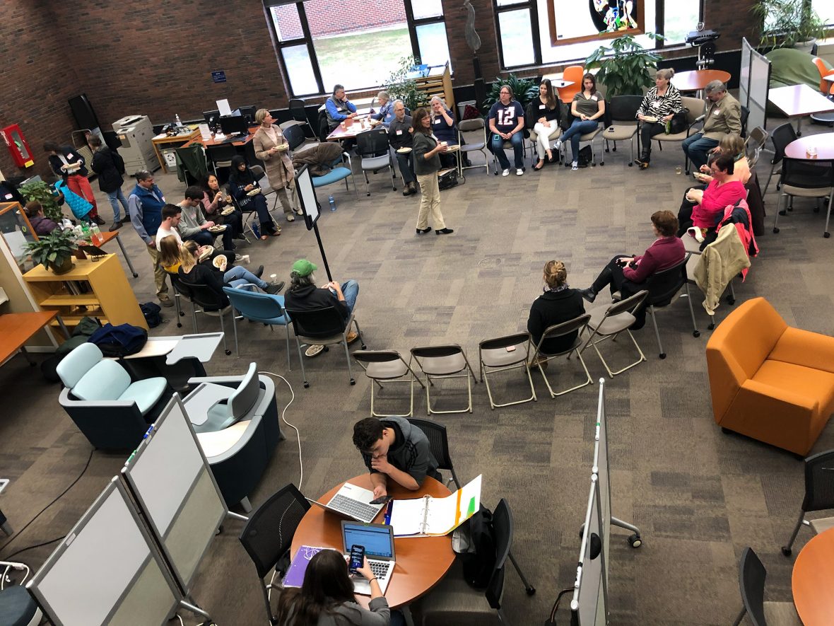 The International Student Lunch invited the UMA community and international students to share food and talk about each of their countries.