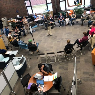 The International Student Lunch invited the UMA community and international students to share food and talk about each of their countries.
