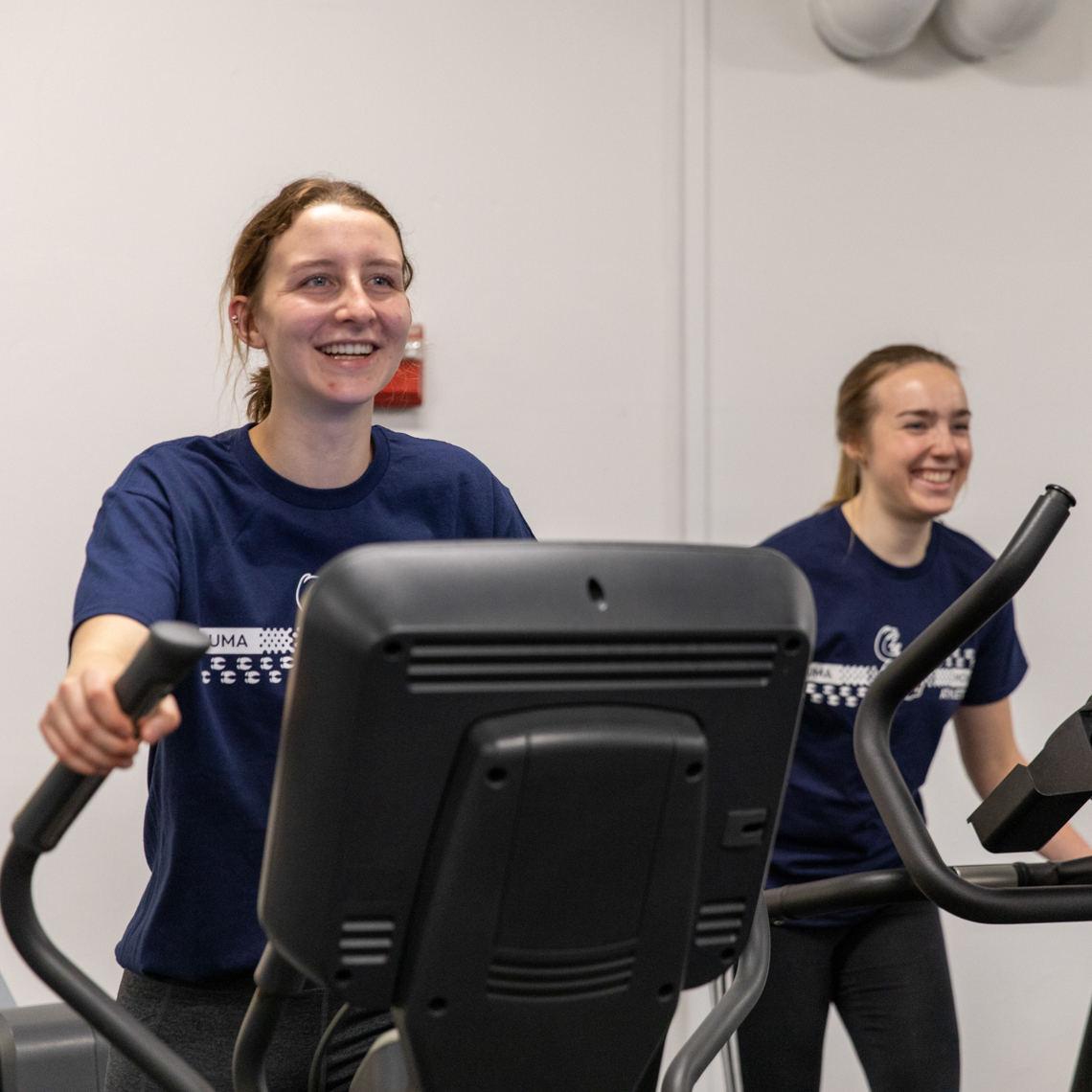 UMA student exercisng