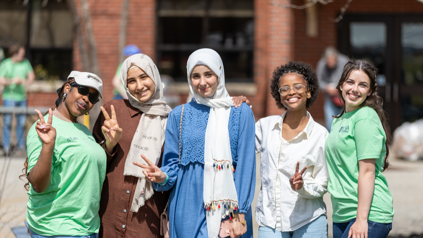 five students attending UMA Spring Carnival 2024