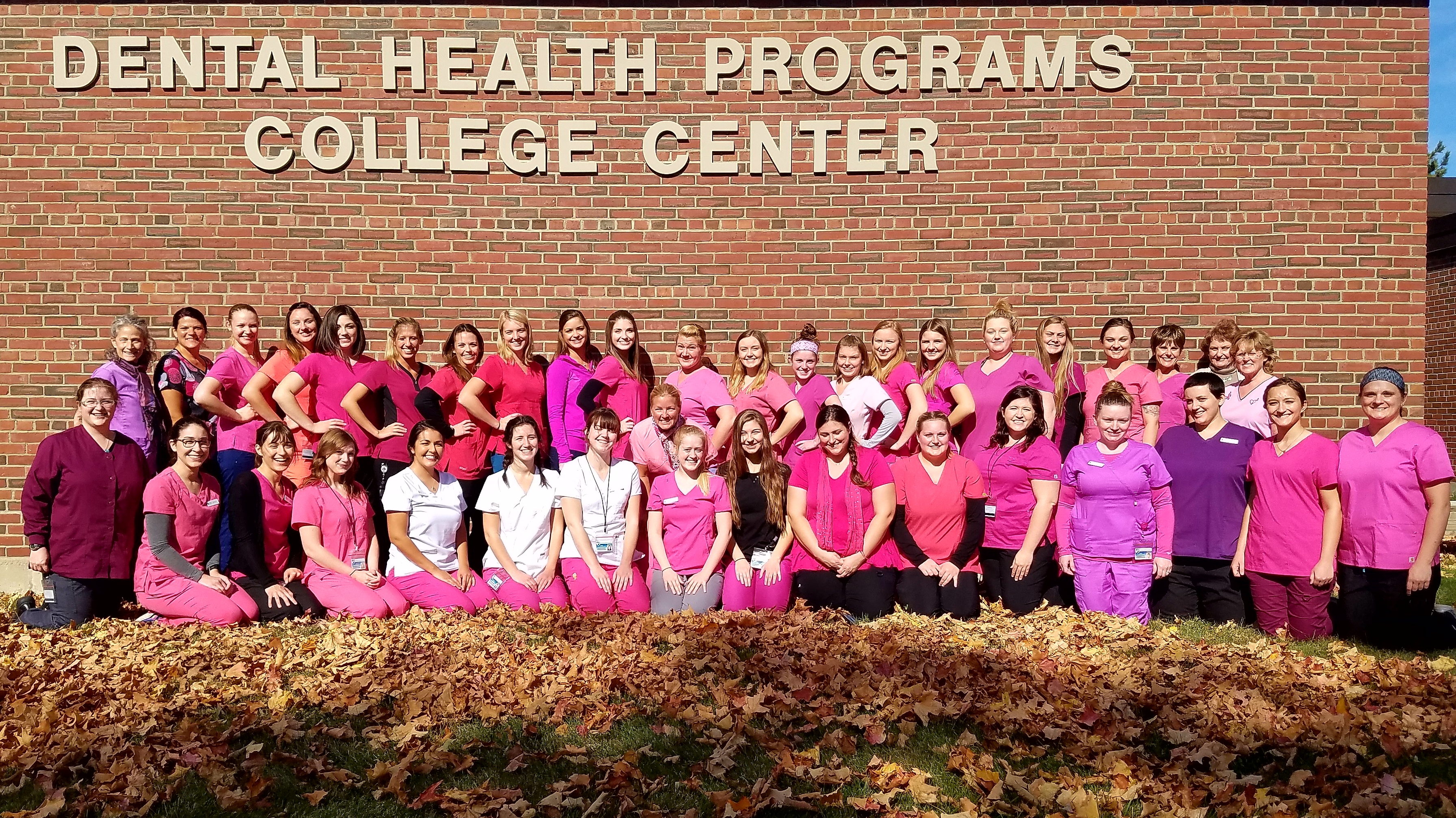 UMA Dental Hygiene Program supports Breast Cancer Awareness Month. Photo by Joleen Lee.