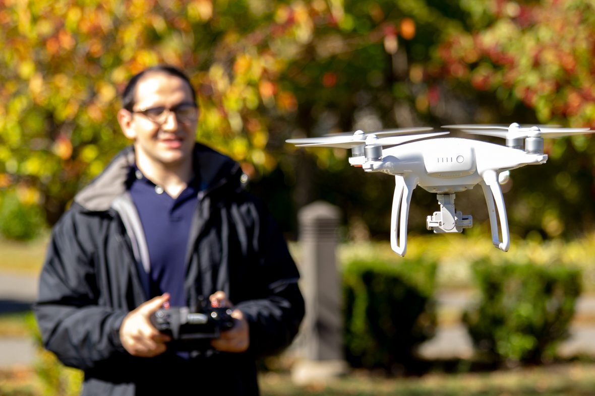 Student Learns to Fly a Drone