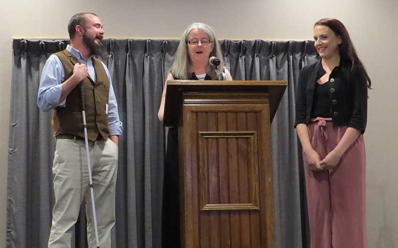 TRIO Award Recipients Atwood and Geren Presenter McCue-Herlihy