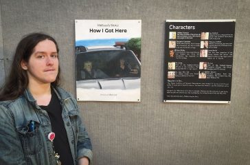 UMA Illustrative Artist— Jessica Morton's "Melissa’s Story: How I Got Here" as part of the STORY OF US."