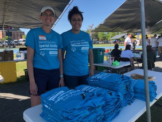 UMA Dental Hygiene students and faculty attended Maine's Special Olympics