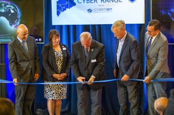 UMA Maine Cyber Range ribbon cutting ceremony