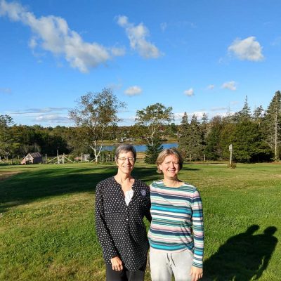 Co-coordinators Julia Schulz and Chelsea Ray.