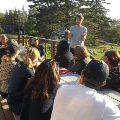 A group activity during Immersion weekend.