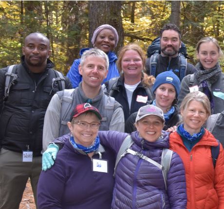Deb Rountree appears in a group photo by the MDF.