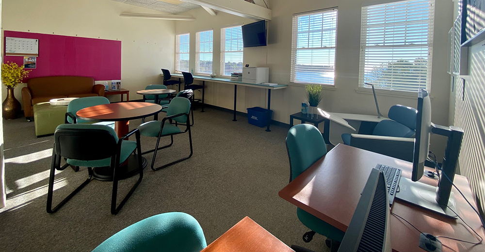Study space at UMA Rockland Center