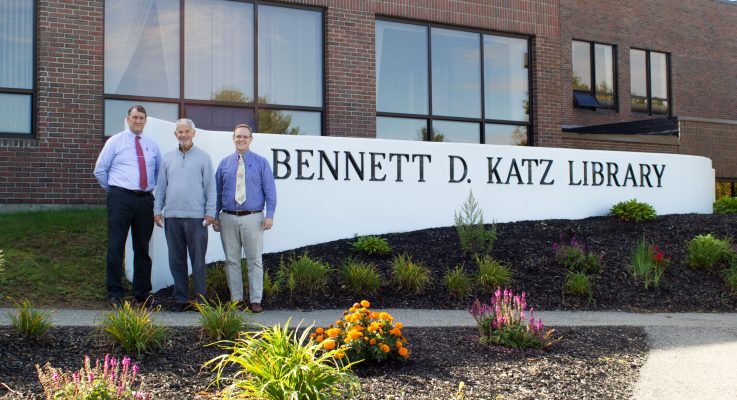 Katz Library new sign