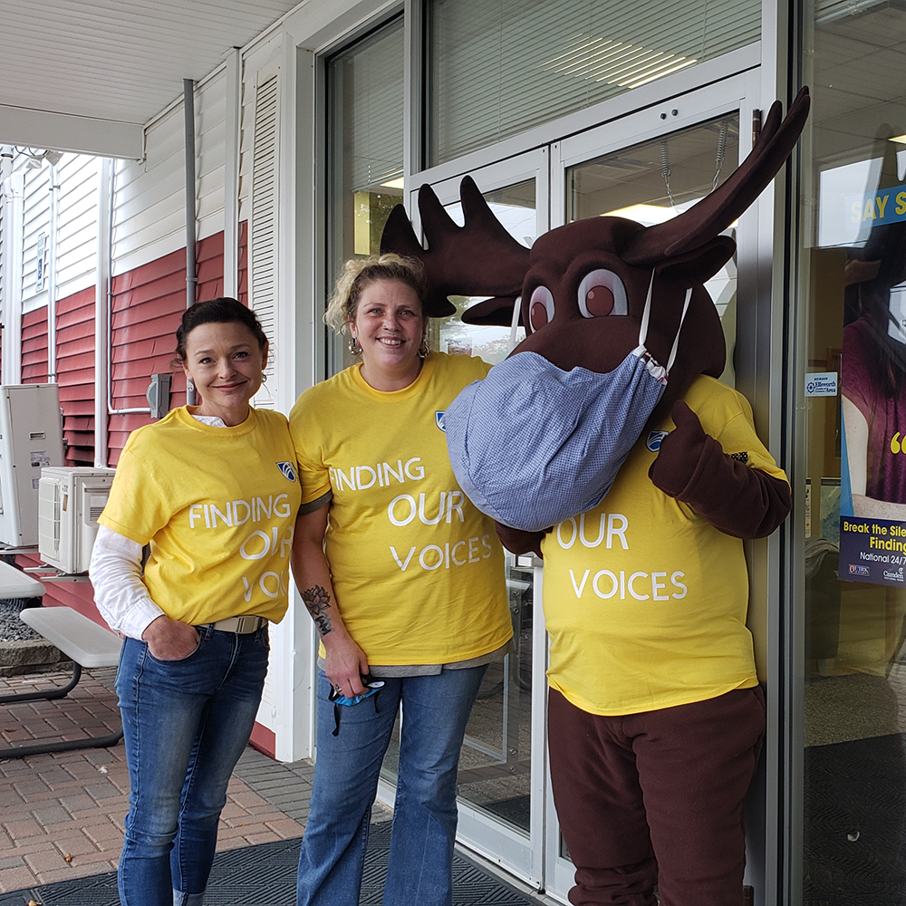 three UMA Ellsworth students