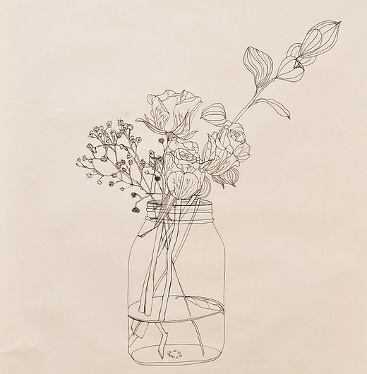 Mac, Refraction - Pen and Ink from 2019-2021 Virtual Student Art Exhibition