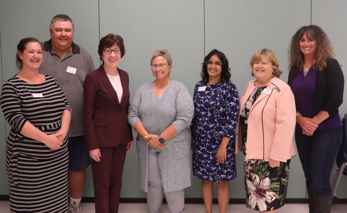 Senator Collin's visit to the Katahdin Higher education Center