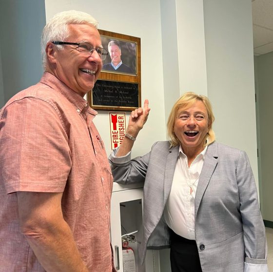 Governor Janet Mills visits the East Millinocket Center