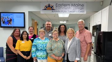 Governor Janet Mills visits the East Millinocket Center