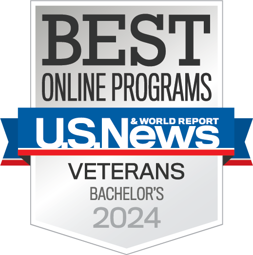 BEST ONLINE PROGRAMS, US News, Bachelor's FOR VETERANS, 2024