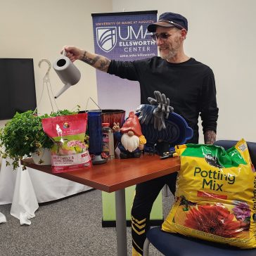 Ken Herbert, winner of Gardening and Yard Decor themed raffle