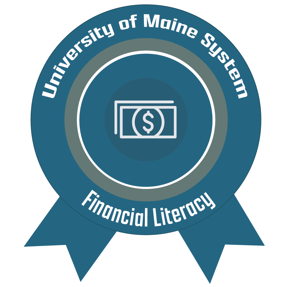 "UMS Financial Literacy" badge