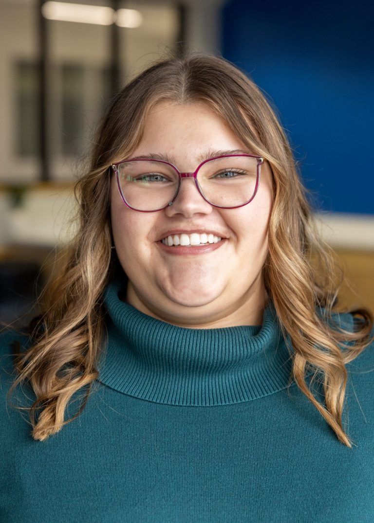 Dental student Lila Pierce, smiling