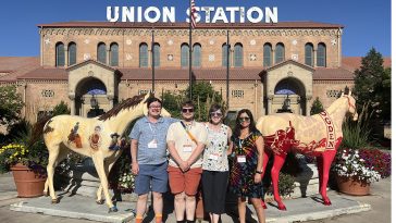 Group photo at Union Station