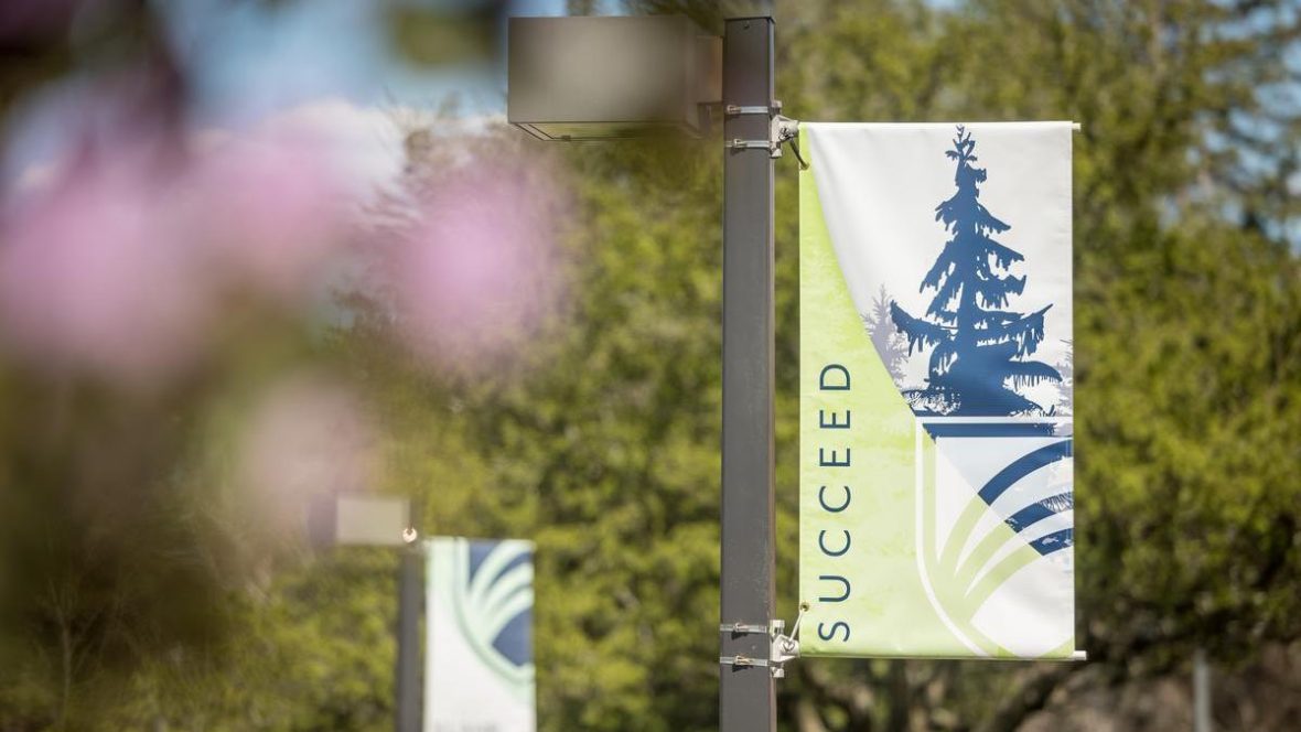 Sign at UMA that says succeed