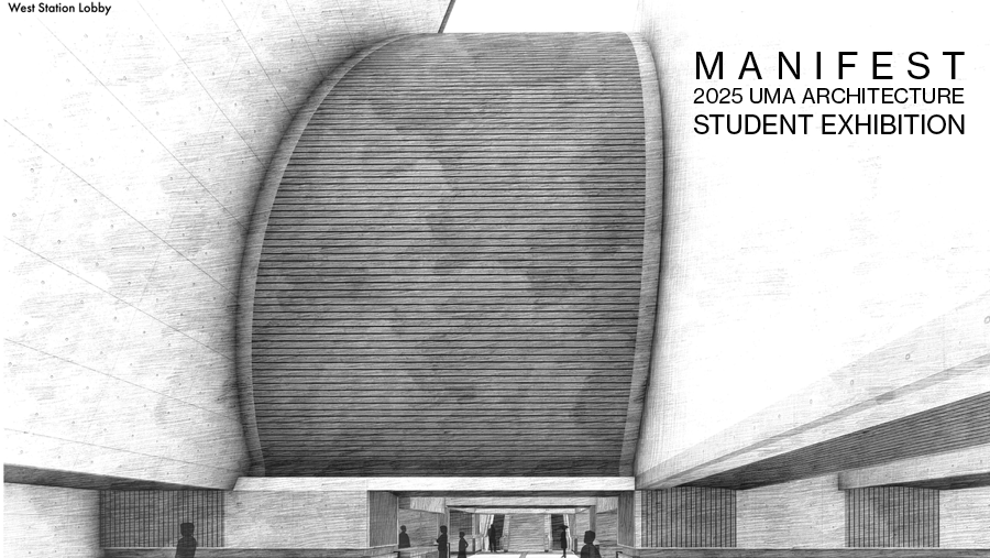 2025 arc exhibition postcard cover, pencil sketch