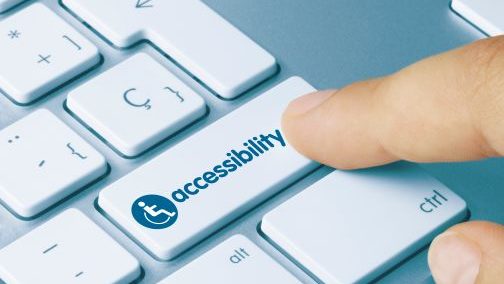 "accessiblilty" as a key on a keyboard