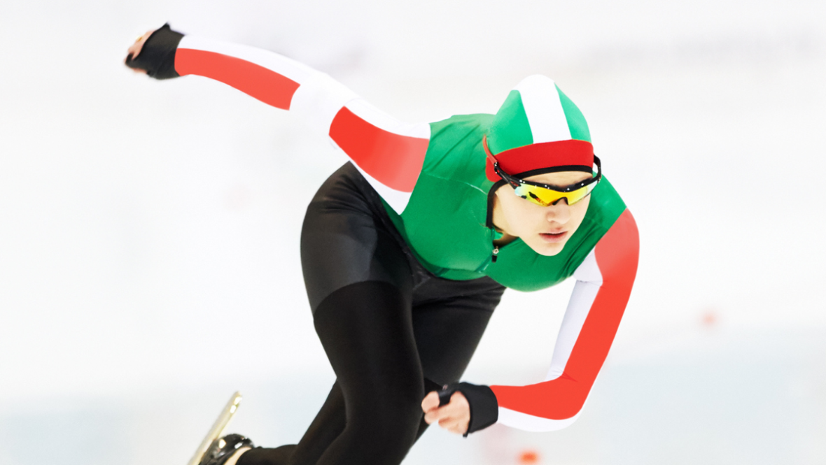 an olympic ice skater