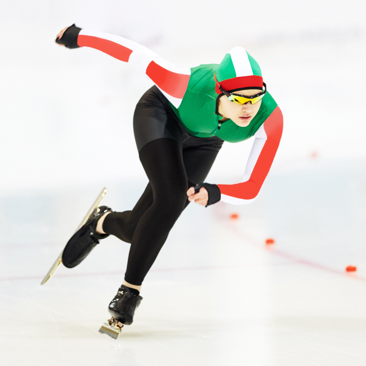 an olympic ice skater