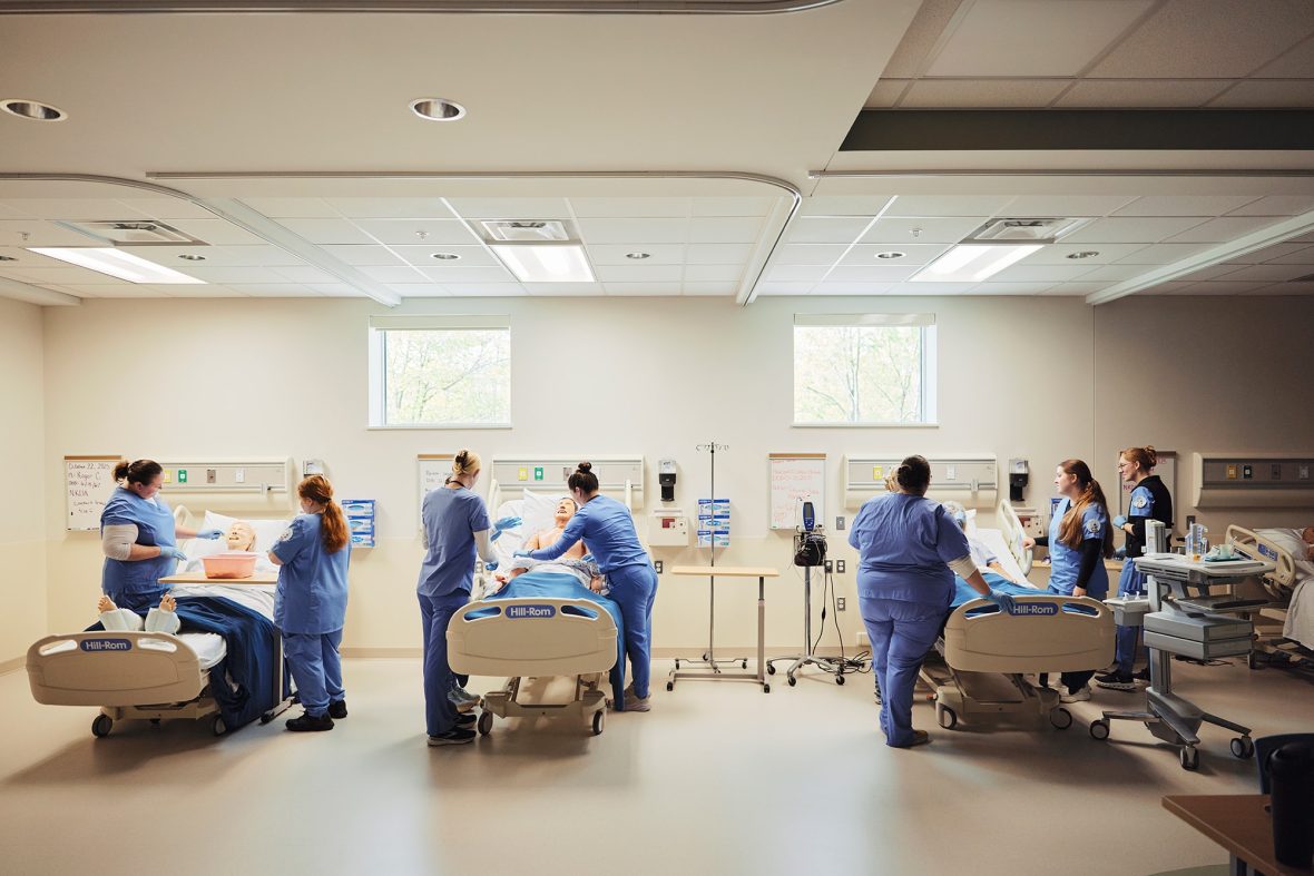 uma capital center nursing sim lab