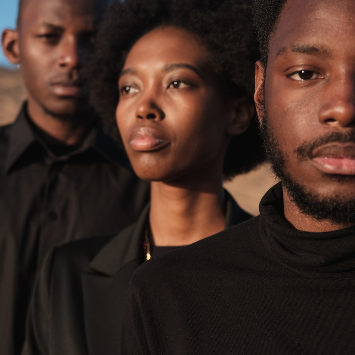 a portrait of black individuals