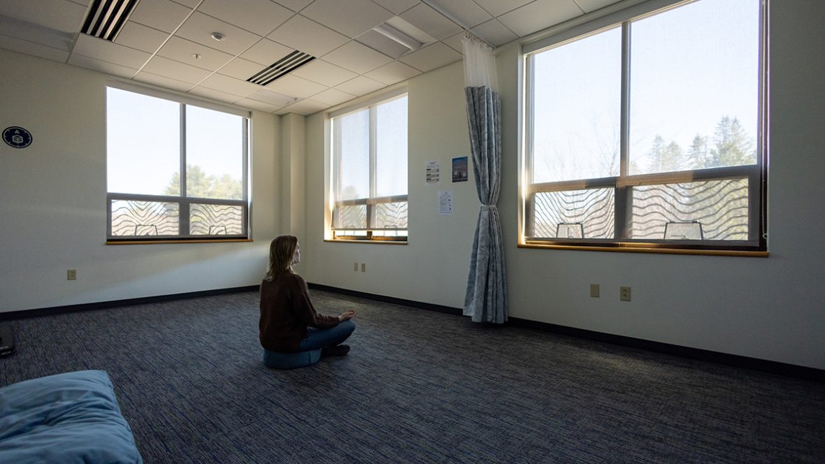 meditation space in Randall Student Center