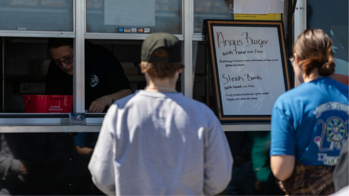 Food truck at Spring Carnival