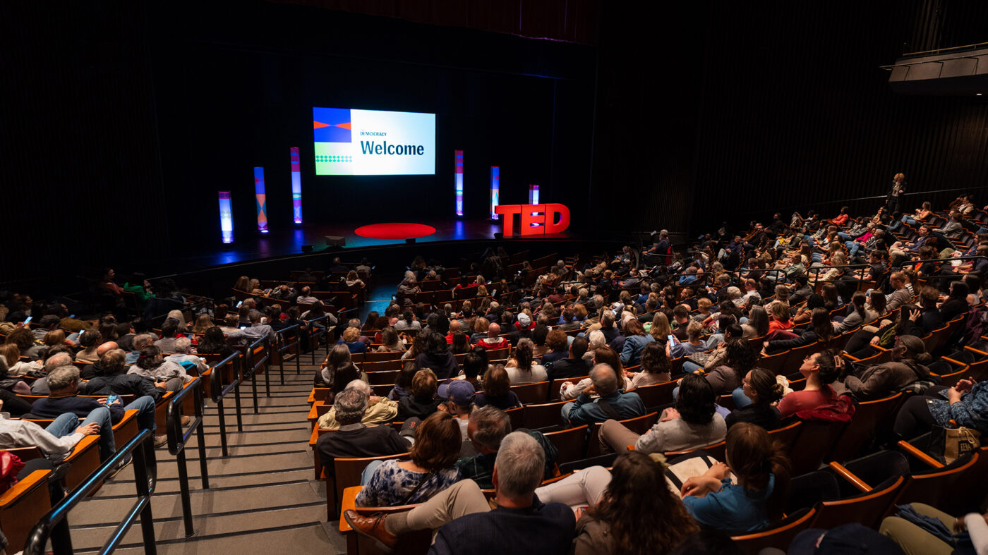 ted speaker series welcome photo by vp