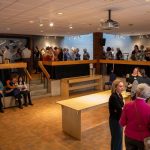 Danforth gallery full of people