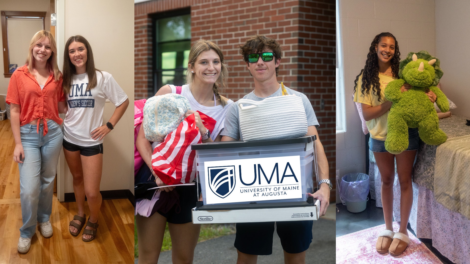 uma students on move in day