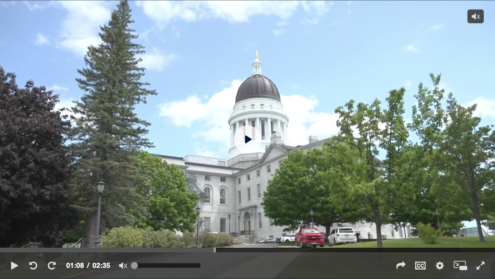 maine state capitol video thumbnail